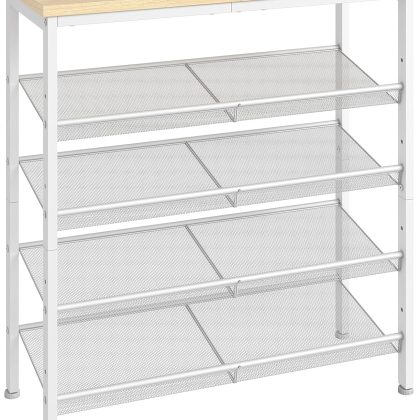 5-Tier Shoe Rack with Adjustable Shelves